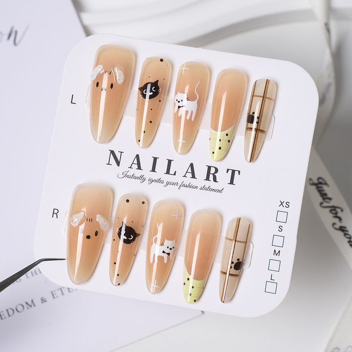 Whimsical Cartoon-Themed Press-On Nails Kalsten