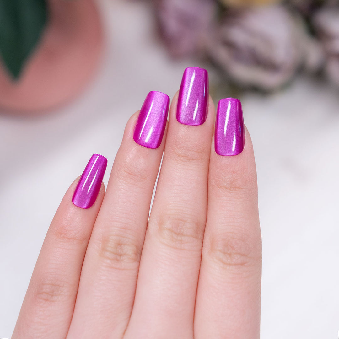 Glossy Press-On Nail Art  1791110921