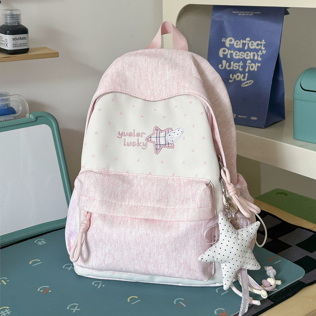 Adorable Star-Embellished School Backpack Kalsten