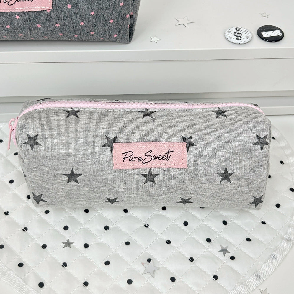 Stylish Star Print Pencil Pouch