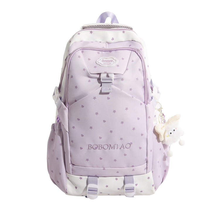 Stylish Star-Patterned School Backpack Kalsten