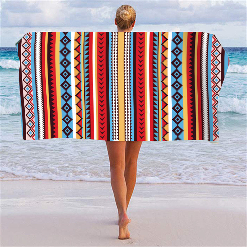 Beach towel with unique geometric pattern Kalsten