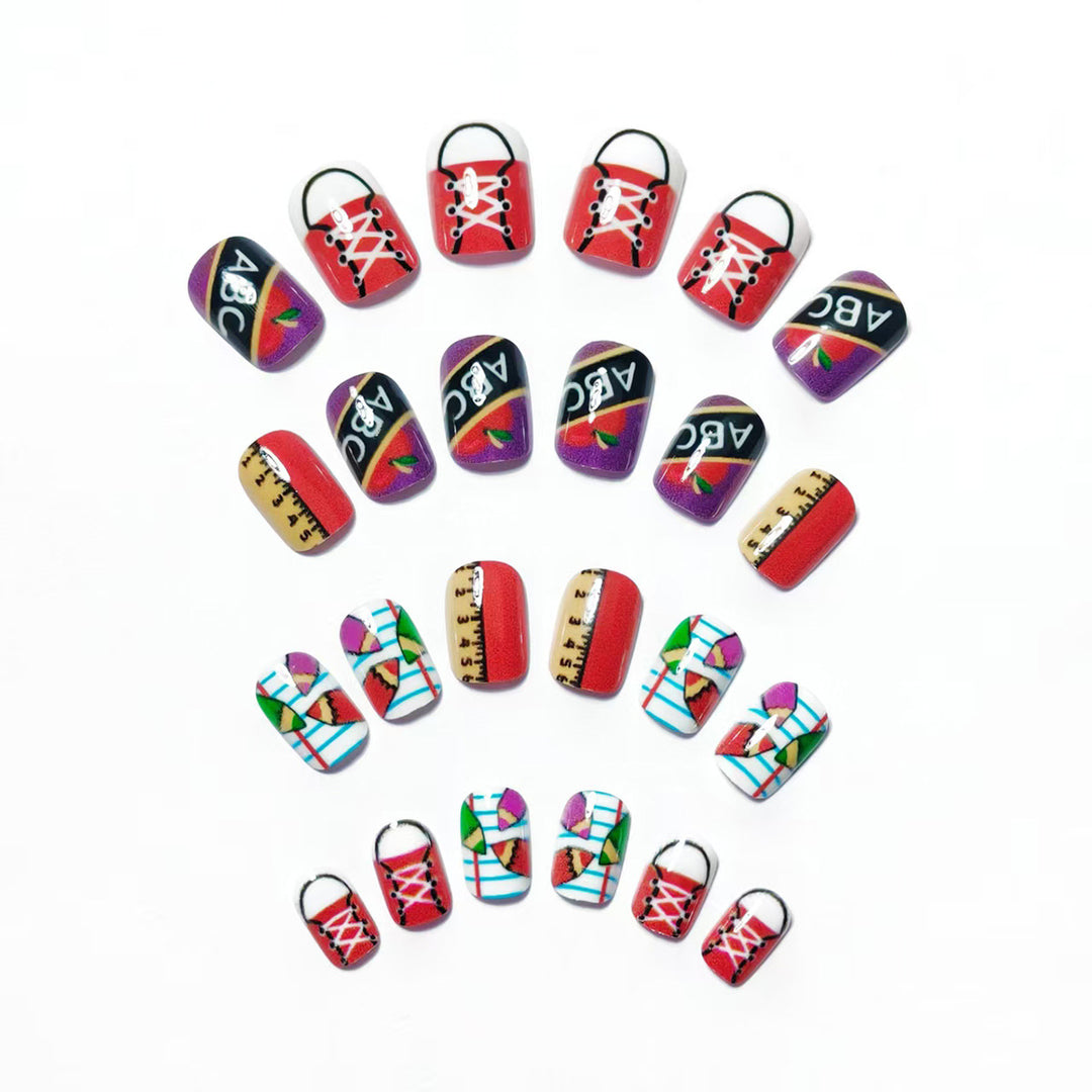 Creative Educational Theme Nail Art Kalsten