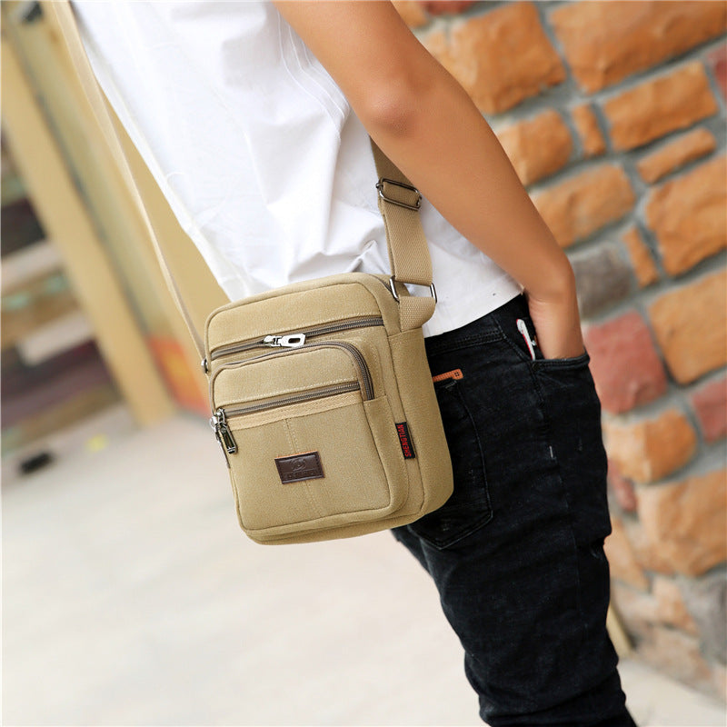 Multi-Compartment Casual Crossbody Bag
