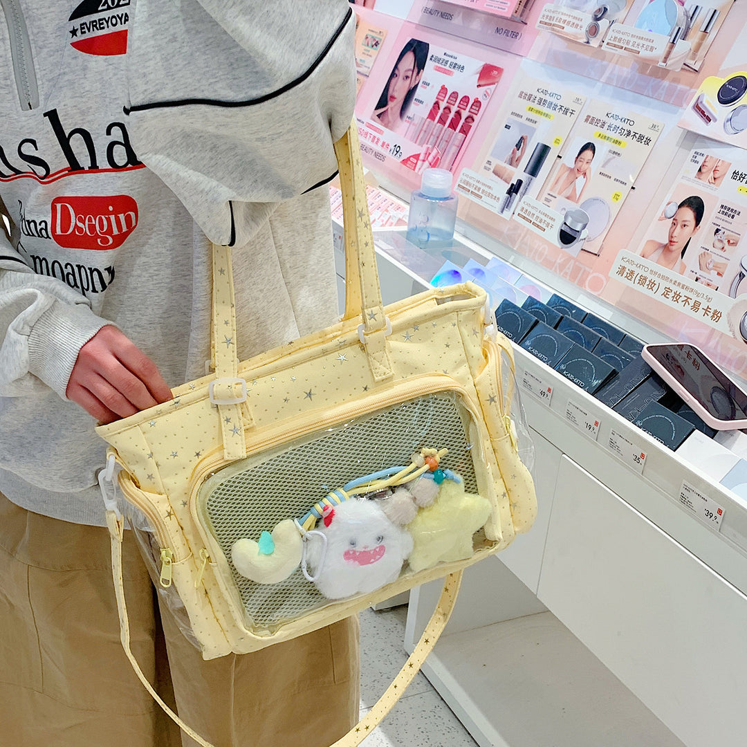Cute Transparent Organizer Crossbody Bag Kalsten