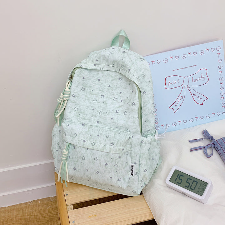 Cute Star-Patterned School Backpack Kalsten