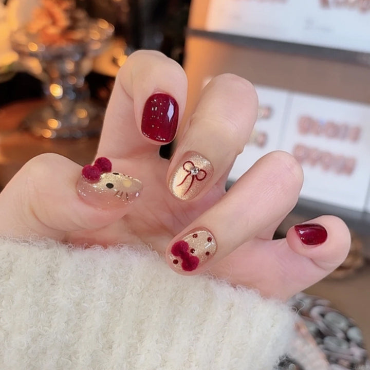 Whimsical Character Nail Art Set