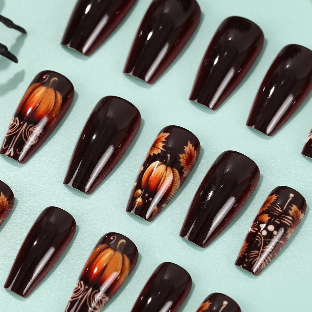 Artificial nails with autumn design Kalsten