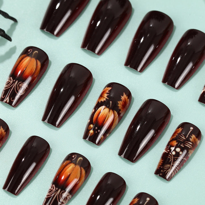 Artificial nails with autumn design Kalsten