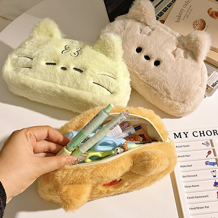 Fluffy cosmetic bag Kalsten