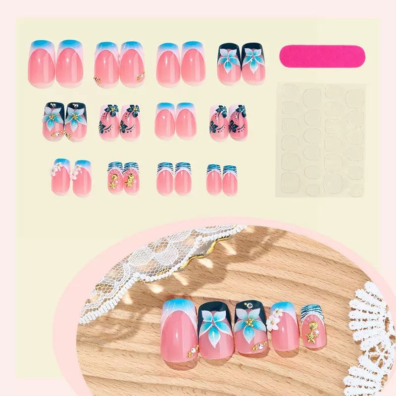 Decorative Floral Nail Art Extensions Kalsten 1787913768