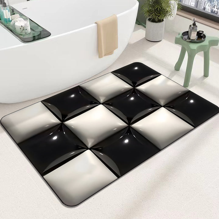 Cute Cartoon Cat Shape Bath Mat Kalsten