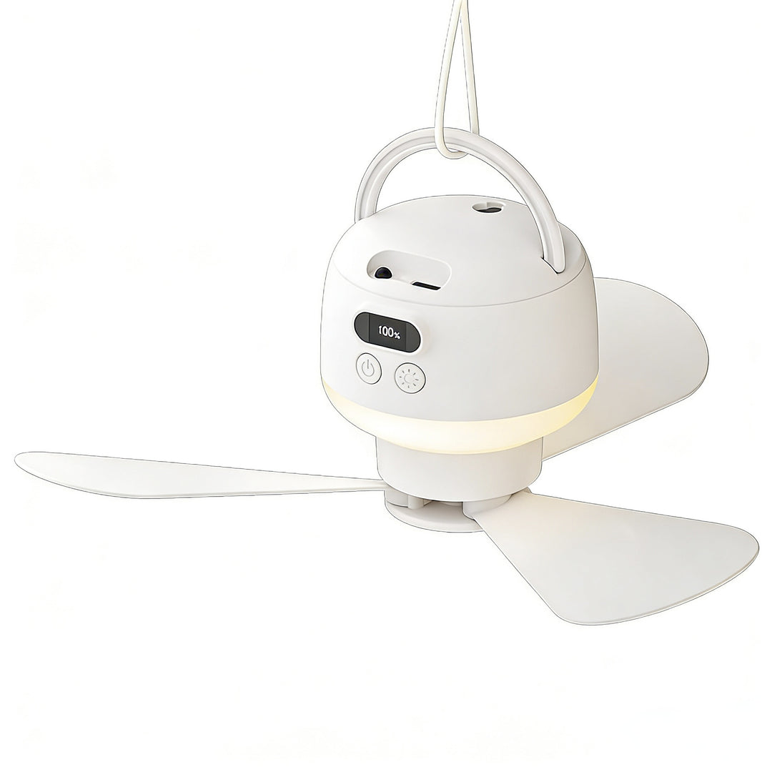 Women's portable ceiling fan with LED lighting Kalsten