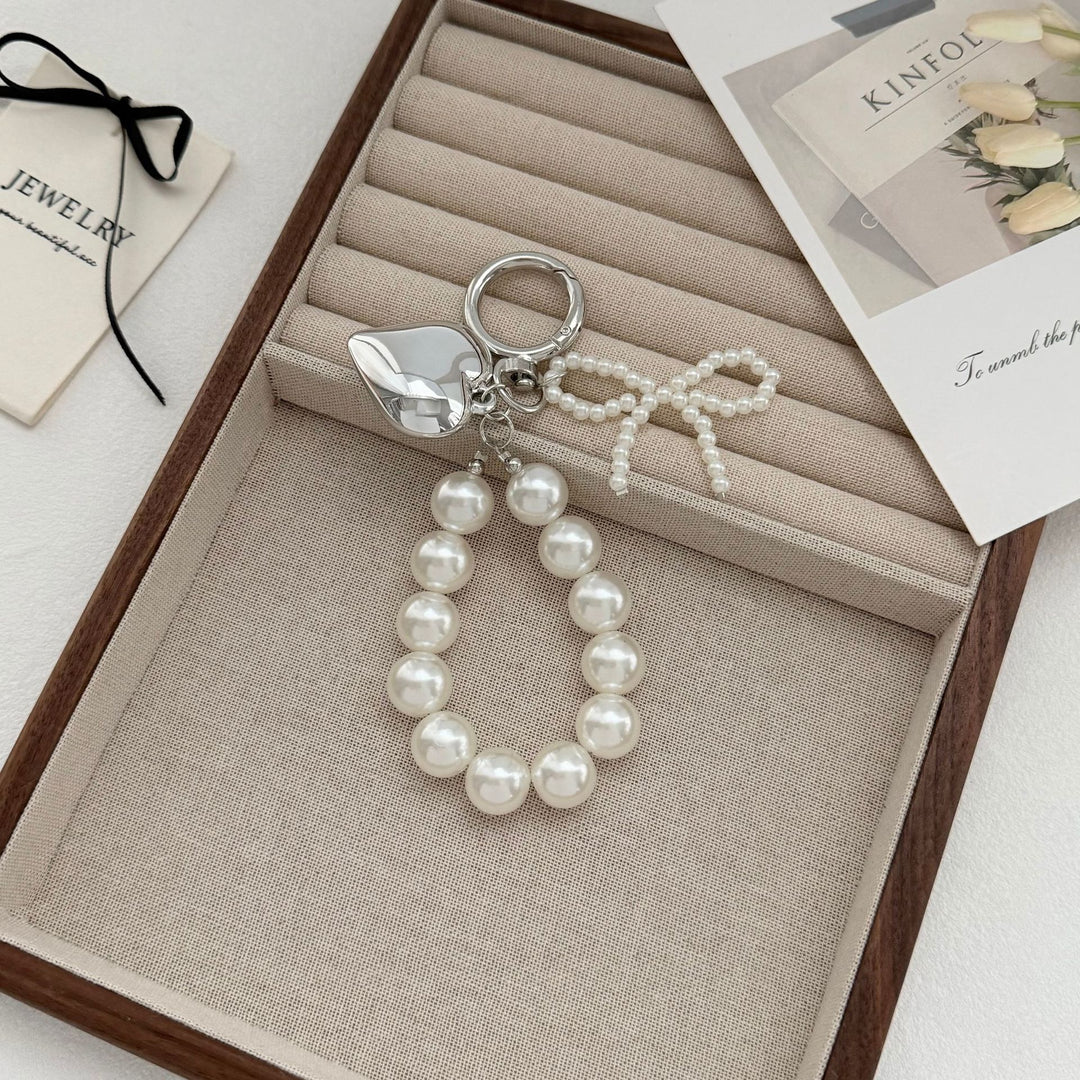 Elegant Pearl Charm Keychain Kalsten