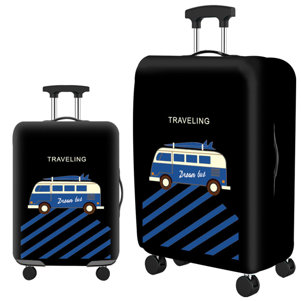 Women's Hard Shell Suitcase with Modern Geometric Design Kalsten