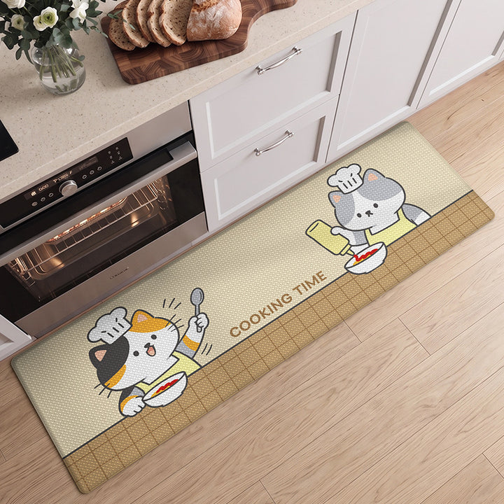Anti-Fatigue Panda-Themed Kitchen Runner Mat Kalsten