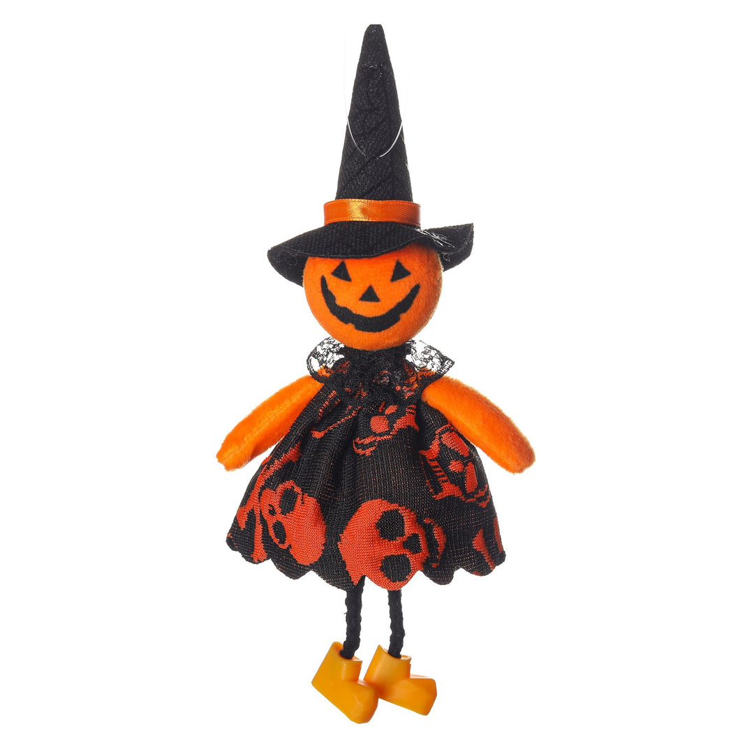 Decorative Halloween Cat with Witch Hat