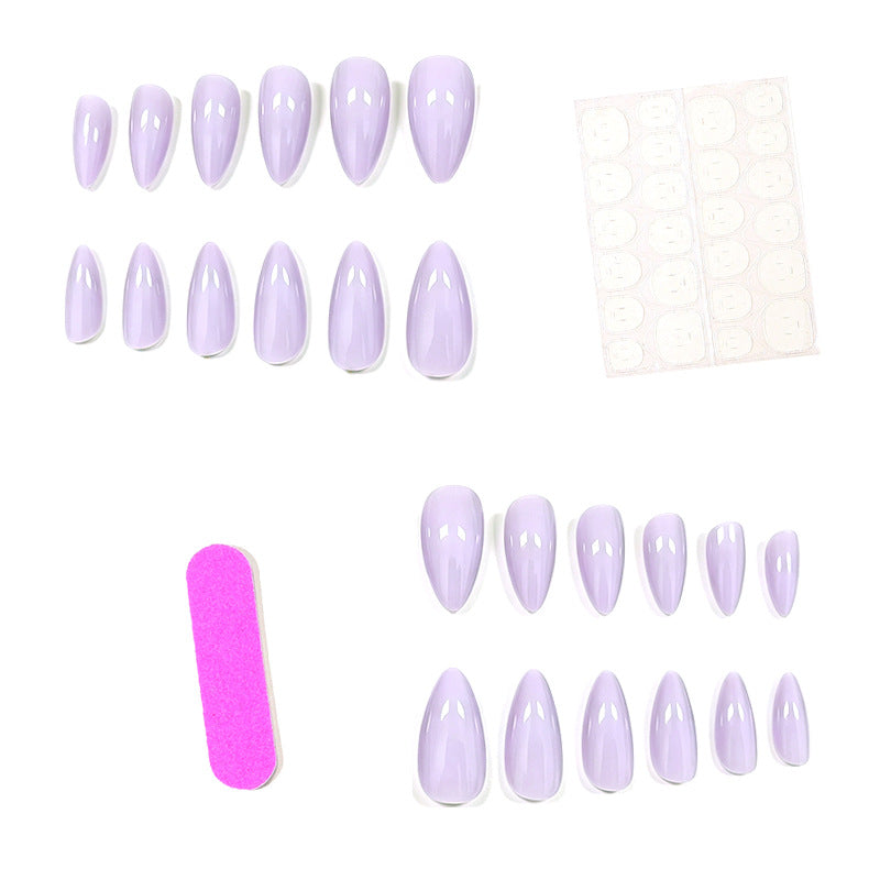 Almond-Shaped Nail Enhancements Kalsten