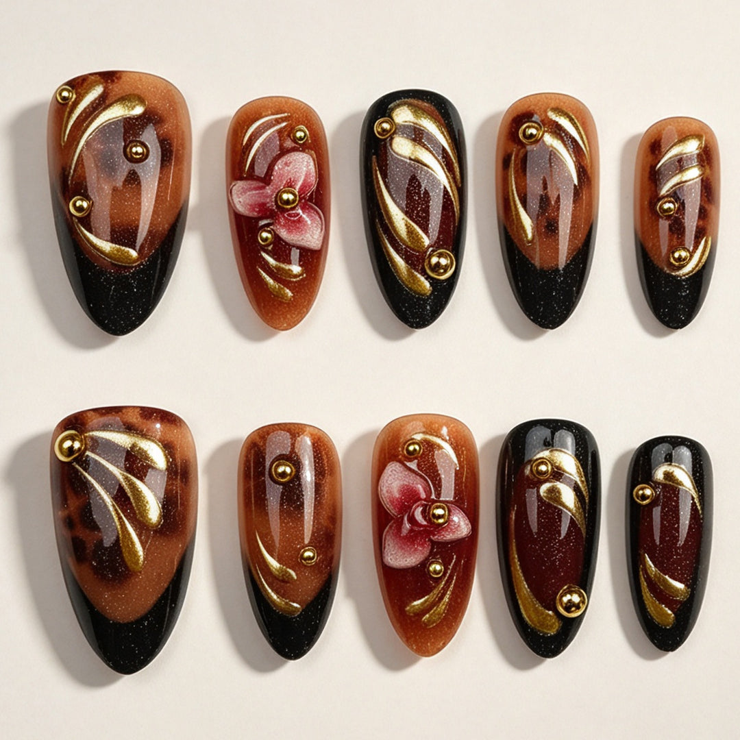 Luxury Press-On Nail Art Set
