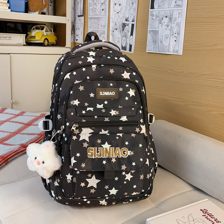 Cute Star-Embellished Everyday Backpack Kalsten