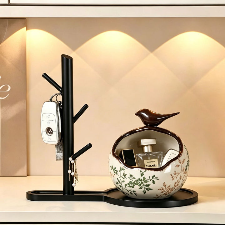 Decorative Key Holder Stand for Home Entryway