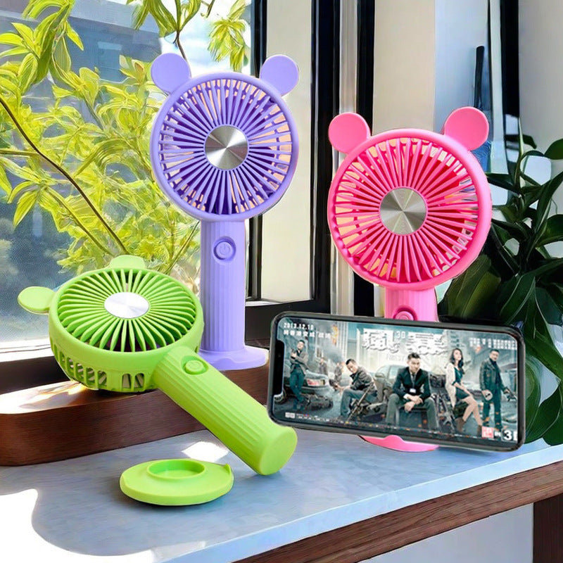 Women's Portable Mini Fan in Cute Animal Design Kalsten
