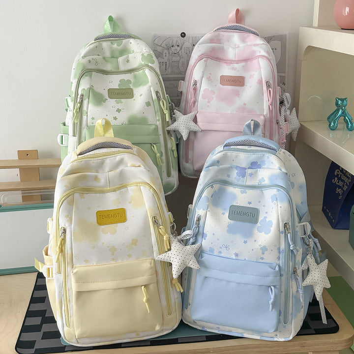 Charming Floral Print Backpack Kalsten