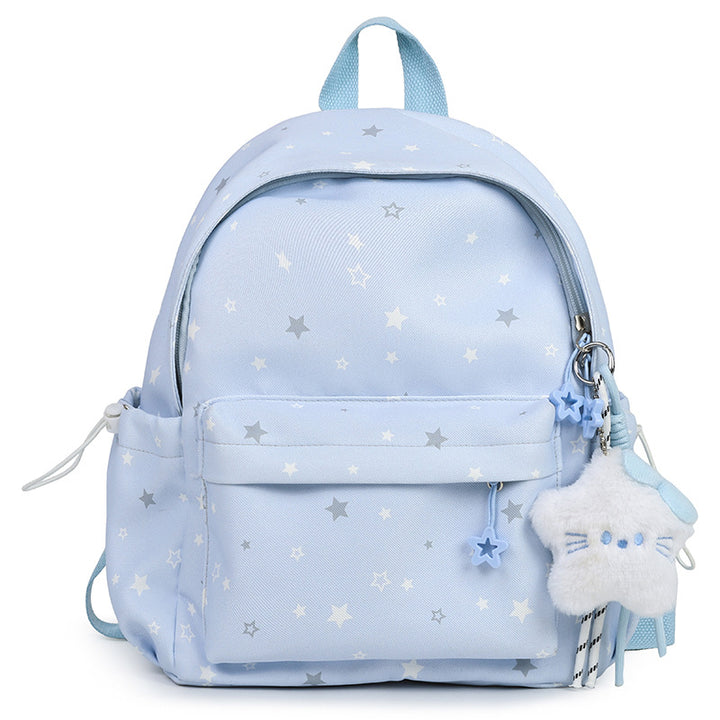Starry Patterned Plush Backpack kalsten