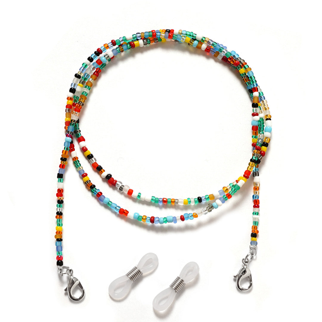 Multi-Colored Beaded Glasses Holder Chain kalsten