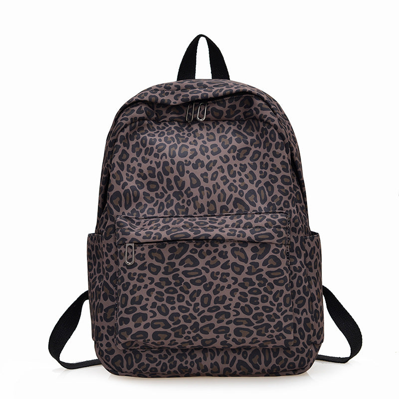 Stylish Backpack in Leopard Print Kalsten