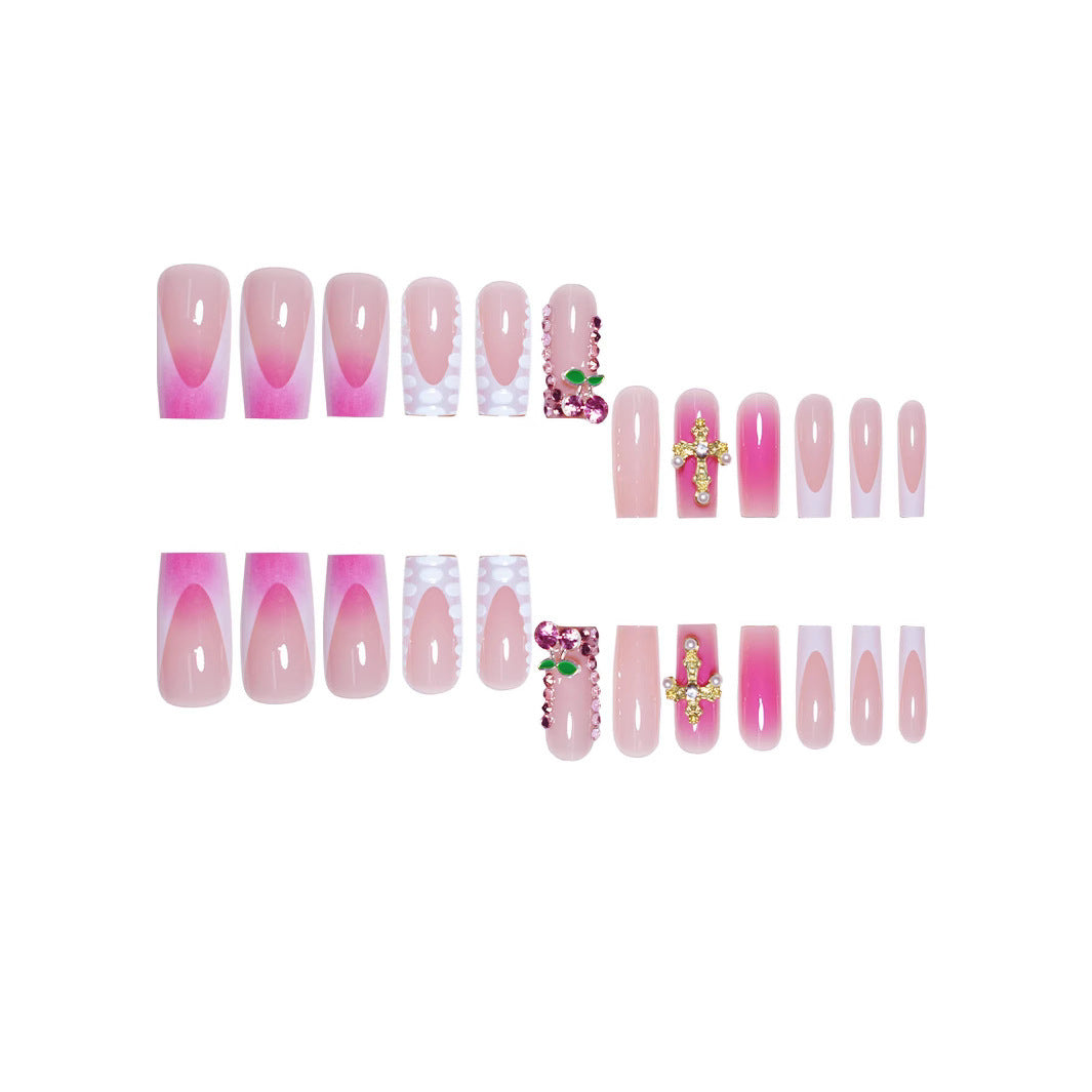 Glamorous Rhinestone-Embellished Nail Art Extensions Kalsten