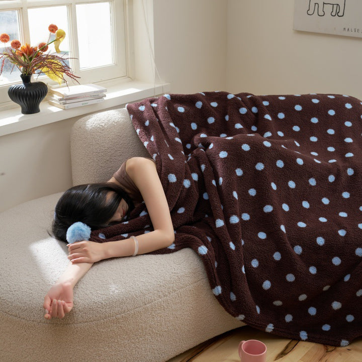 Women's Cozy Fleece Throw Blanket