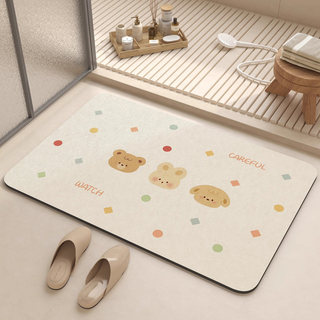Cute Animal-Themed Bathroom Mat Kalsten
