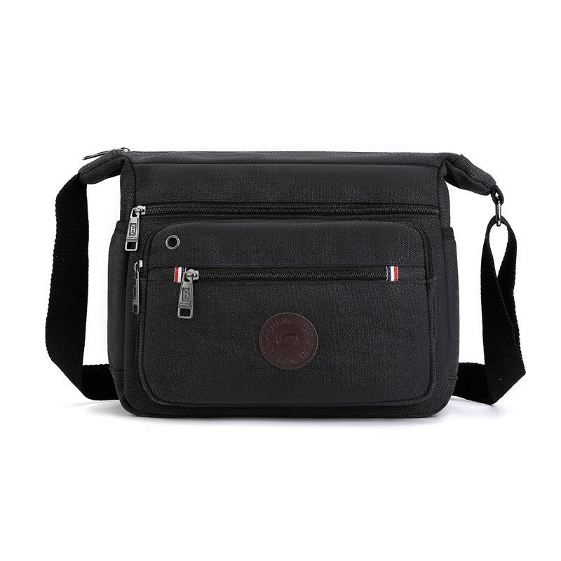 Multi-Functional Canvas Messenger Bag