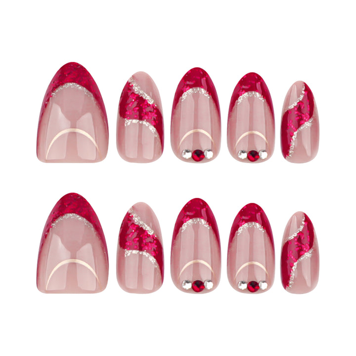 Artful nail designs with sparkling accents and ombré effects Kalsten