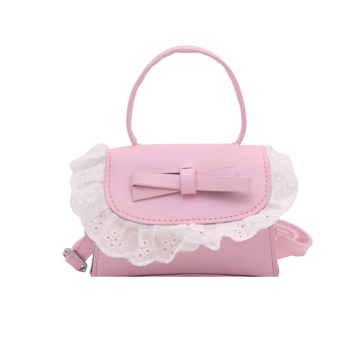 Elegant Ruffled Bow Crossbody Handbag Kalsten