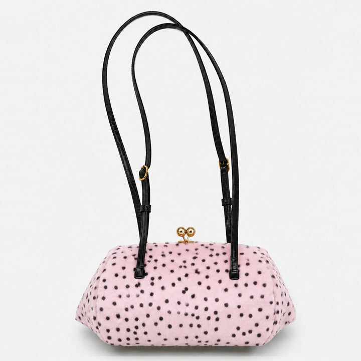 Playful Fuzzy Handheld Purse