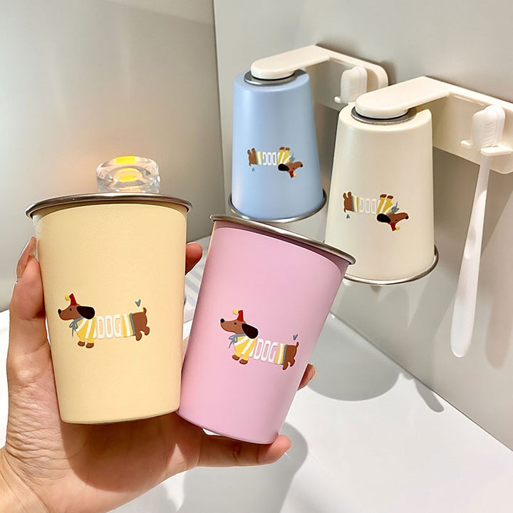 Wall cup holder with creative animal motif Kalsten