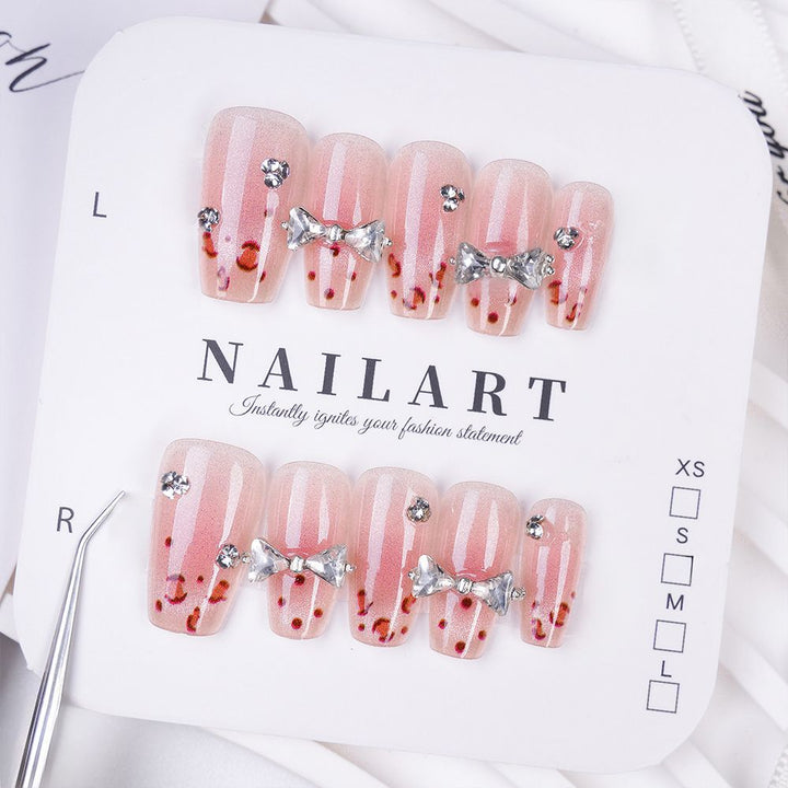 Floral and Butterfly Design Press-On Nails Kalsten