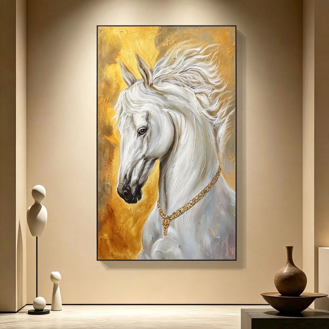 Elegant Horse Portrait Wall Art