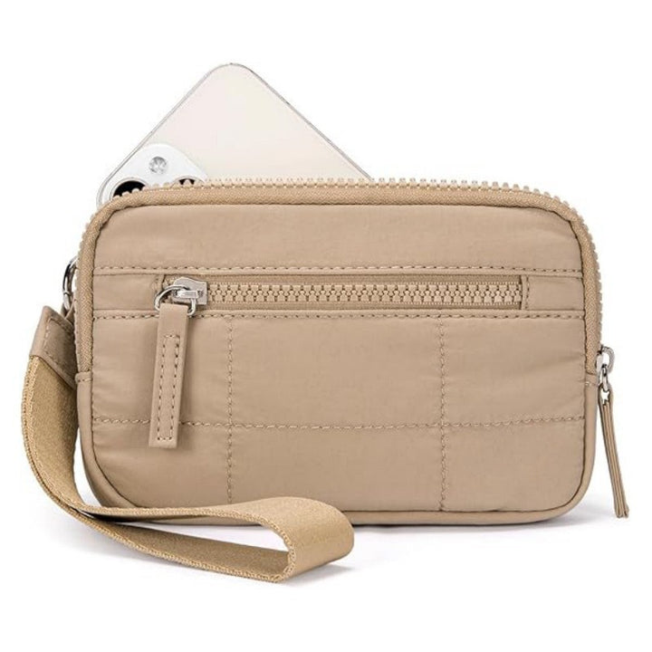 Practical wrist bag with zipper pockets Kalsten