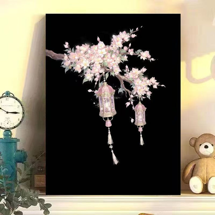 Wisteria Floral Canvas Art Kalsten