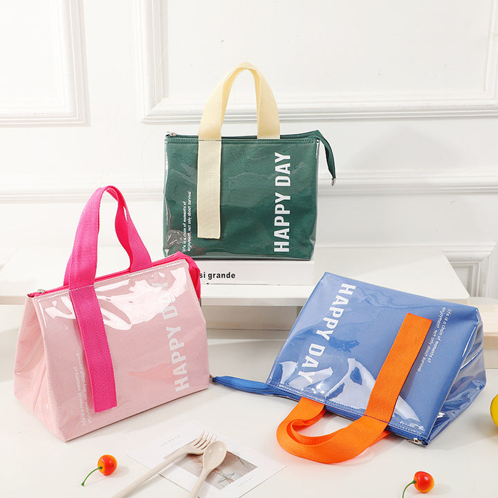Insulated Lunch Tote with Zipper