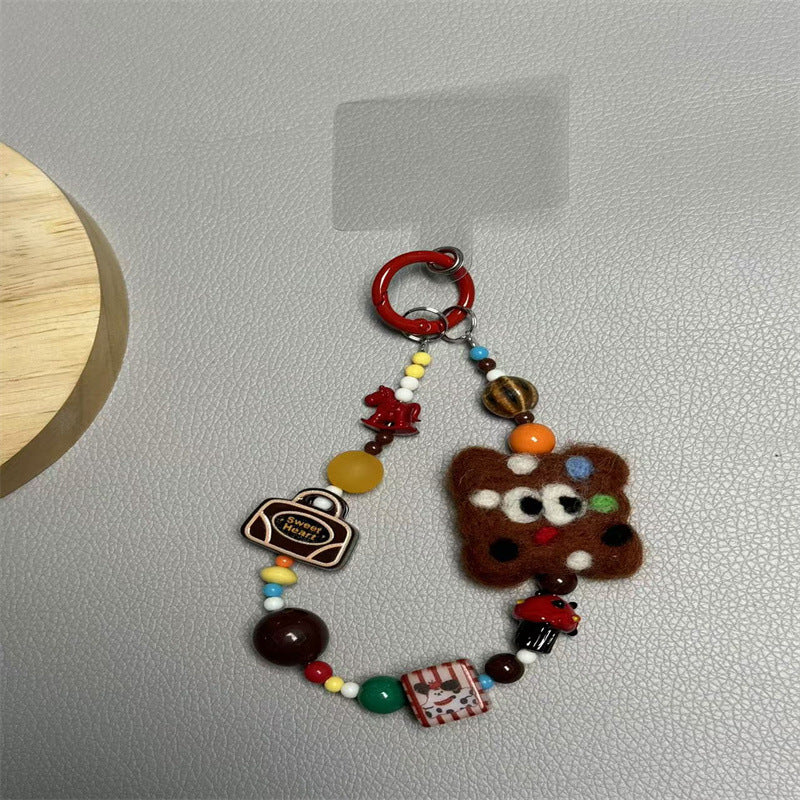 Playful Food-Themed Charm Keychain Kalsten