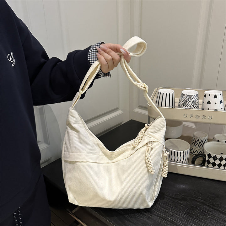 Eco-Friendly Ribbed Crossbody Bag Kalsten