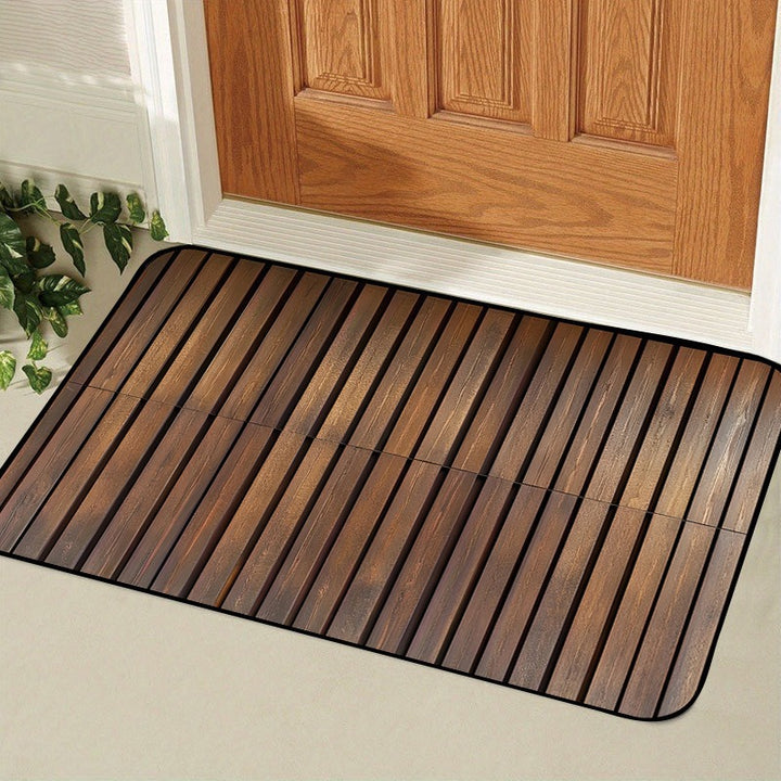 Artistic 3D Illusion Welcome Mat for Entryway