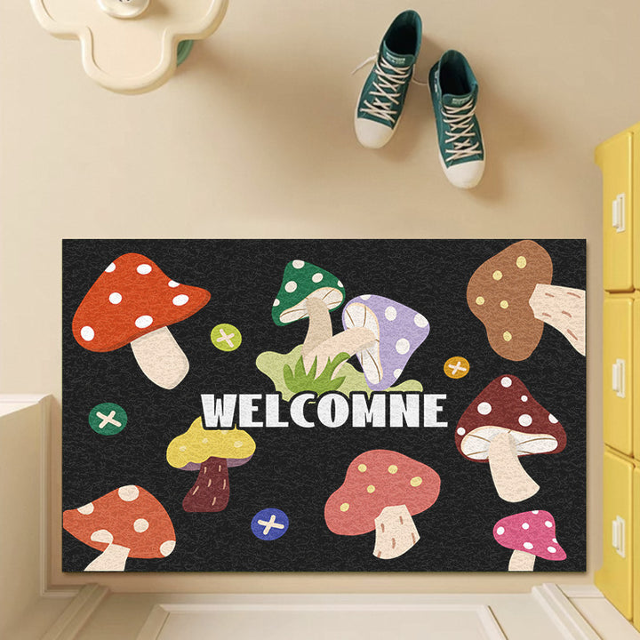 Decorative Pumpkin-Themed Welcome Mat