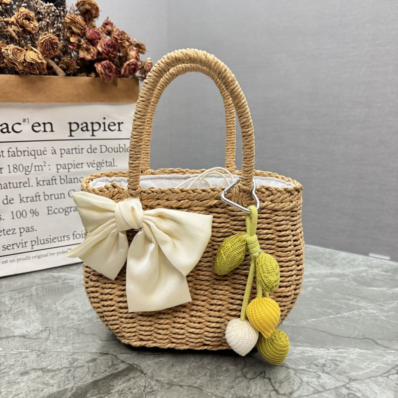 Playful Rattan Handbag Kalsten