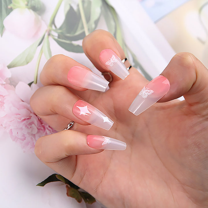 Artificial nail set with unique patterns Kalsten