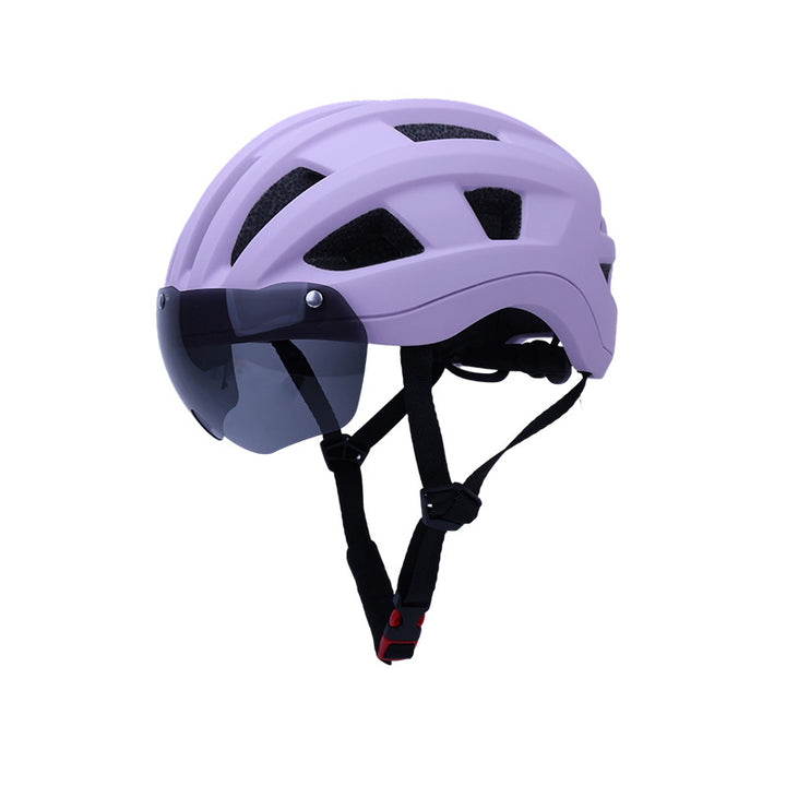 WoAerodynamic Bicycle Helmet with Integrated Visor Kalsten